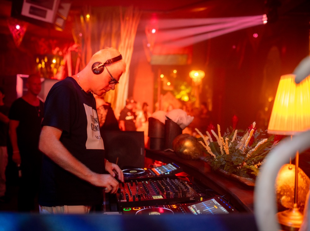 DJ performing at BABOU's club night