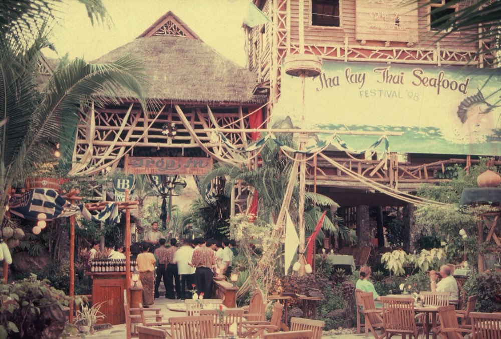 The Drop In Restaurant & Club entrance during the Tha Lay Thai Seafood Festival, 1998